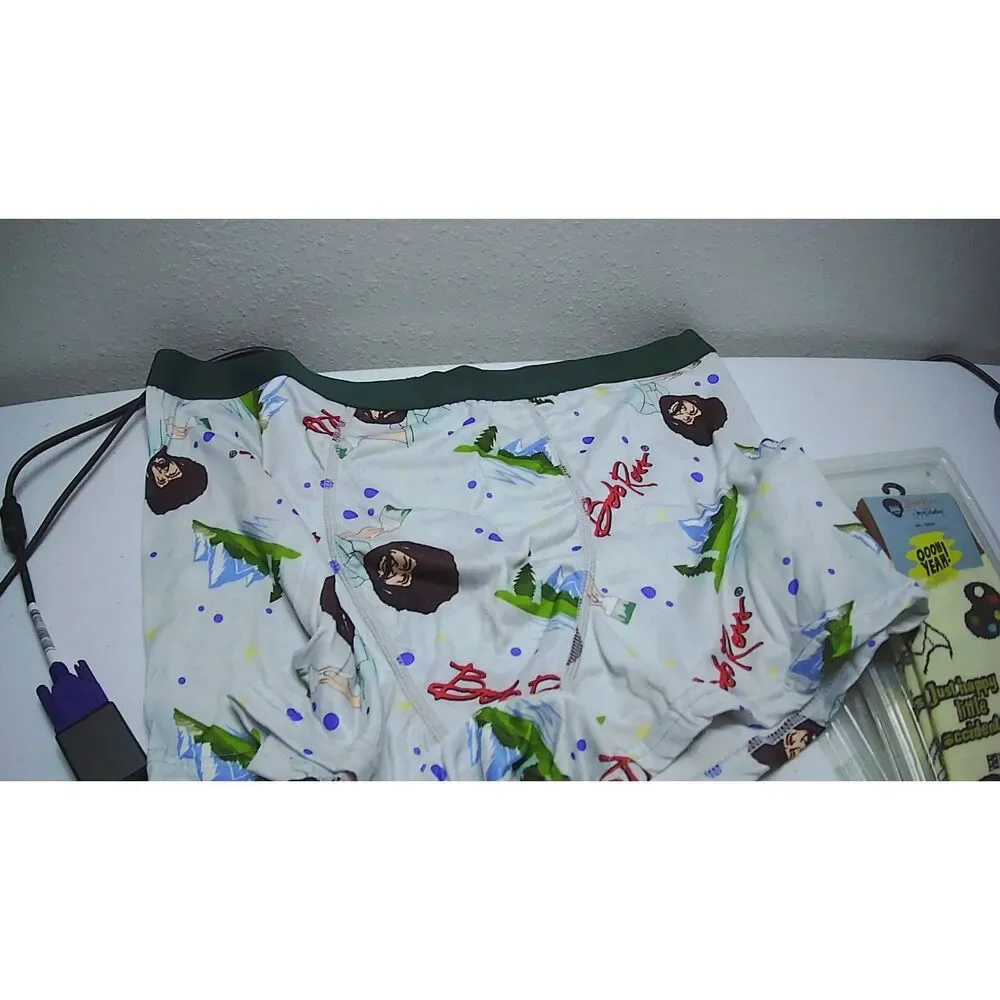 Bob Ross Socks and Boxer Brief Bundle (M)